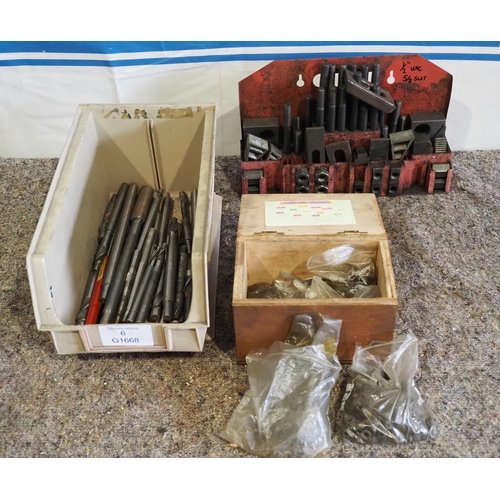 500 - Counter bores, drill bushings and steel fabricating clamping kit