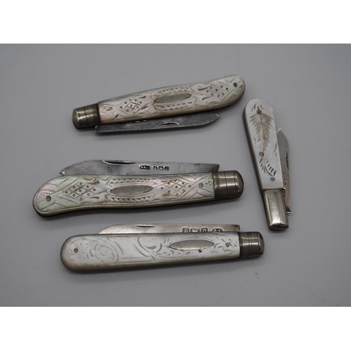 313B - Silver fruit knives - 4