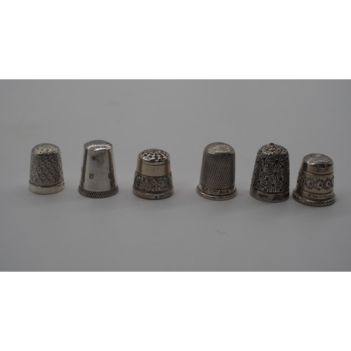 317B - Silver thimbles - 6