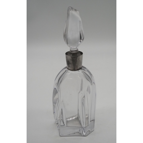 338 - Daum France glass decanter with stopper