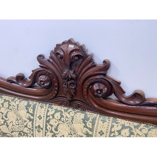 445A - 19th Century heavily carved sofa 80