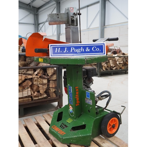 167 - Posch M2919 log splitter with Briggs and Stratton engine. Full working order