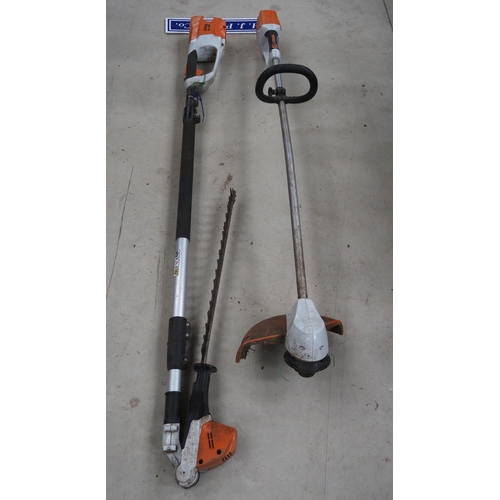 229 - Battery Stihl strimmer and hedgecutter parts