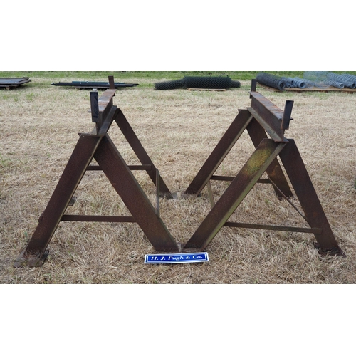 326A - Steel A frame trestles - 2