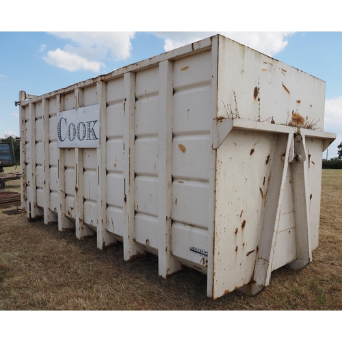 346 - Roll on roll off skip bin 20ft