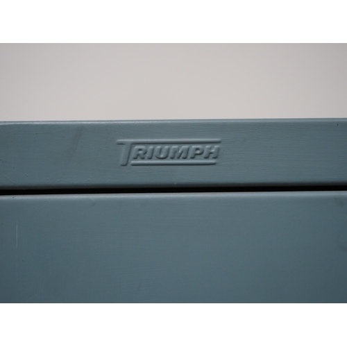 674 - Industrial metal Triumph filing cabinet H71