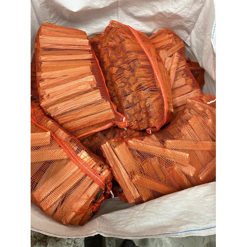 269 - Builders bag of kiln dried kindling wood - 20 net bags