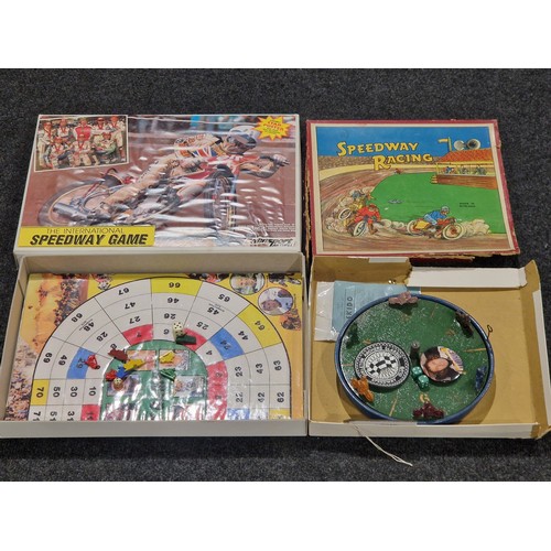 499 - Speedway puzzles, board games, Top Trumps, empty game boxes etc