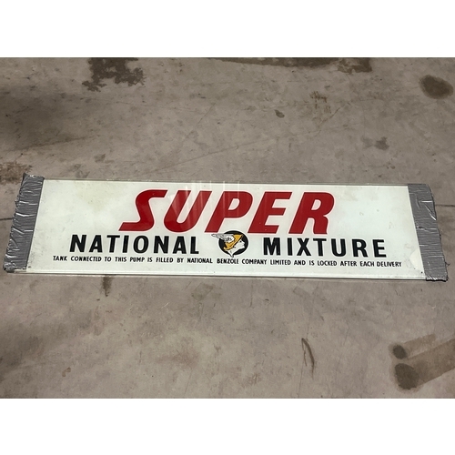 536A - Glass sign - National Mixture ‘Super’