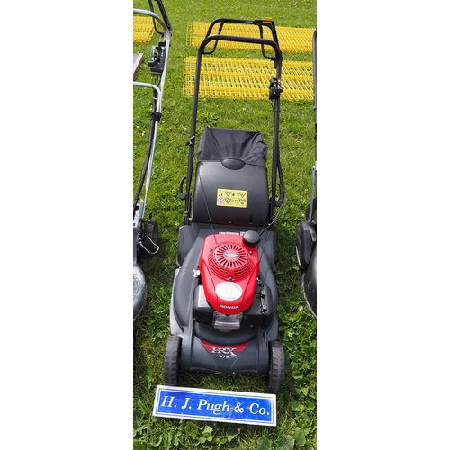 10 - Honda HRX 476 pedestrian mower