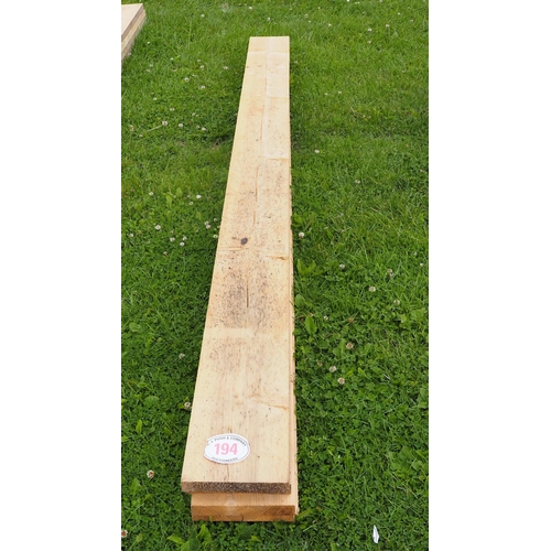 194 - Scaffold planks 10ft - 5