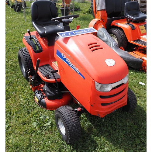 2 - Simplicity Regent 18.5hp petrol mower. Key in office