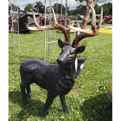 217 - Resin stag ornament