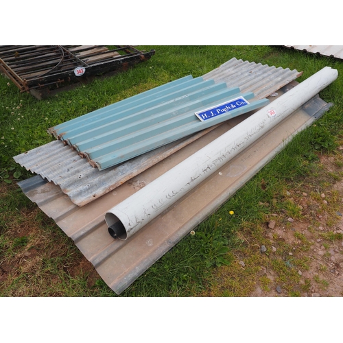 342 - Various roofing sheets