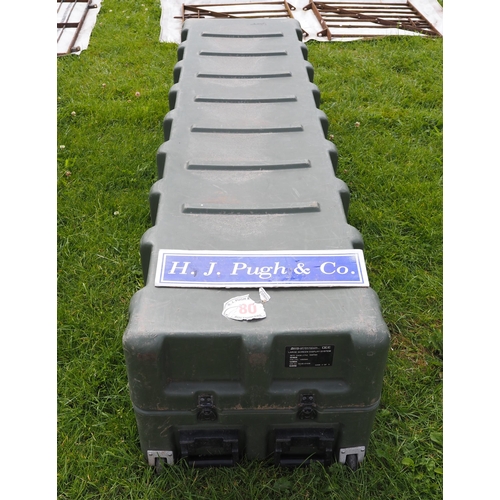 80 - Plastic heavy duty case 6ft x 2ft