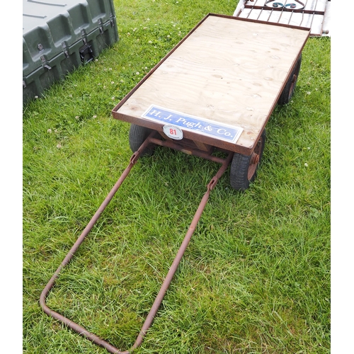 81 - 4 Wheel trolley