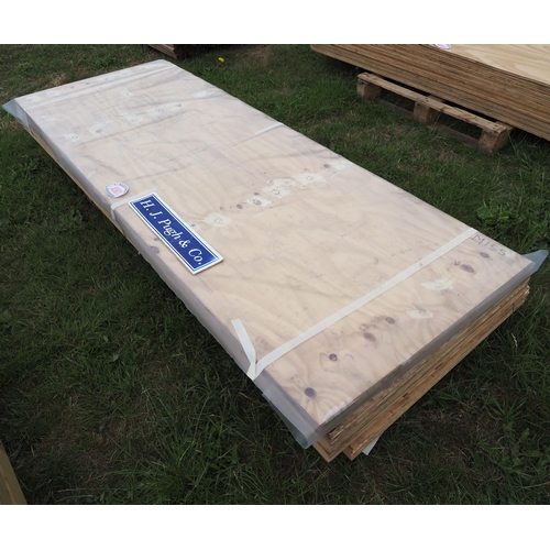 1001 - Plyboard sheets 2.3m x0.8x10 - 20
