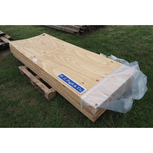 1002 - Plyboard sheets 2.3m x0.8x10 - 20