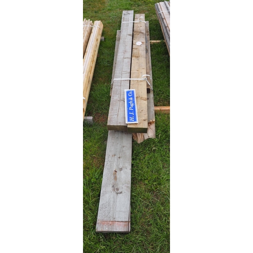 1010 - Mixed softwood timbers average 2.6m x180x70 - 6