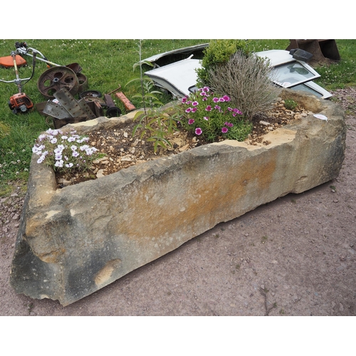 401 - Cotswold stone trough approx. 7 x 3ft