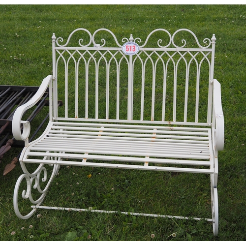 513 - Rocking garden bench