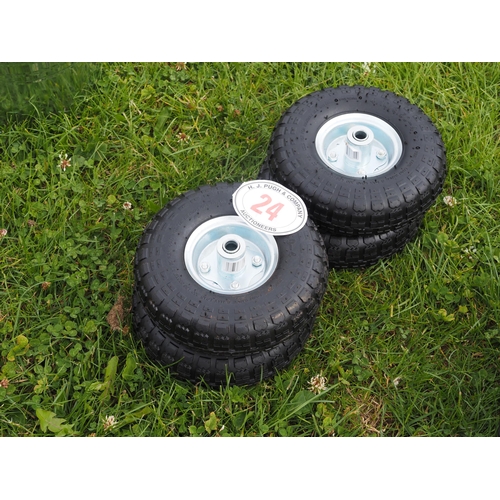 24 - Pneumatic wheels and tyres 10