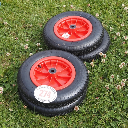 274 - Pneumatic wheels and tyres 14