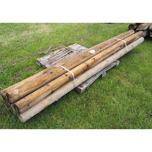 1422 - Jump poles 10ft x5