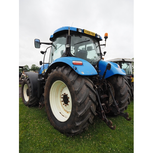 1659 - New Holland T7030 4wd tractor. Showing 5817 hours, 50k, off farm. Tumble steering, front linkage, fr... 