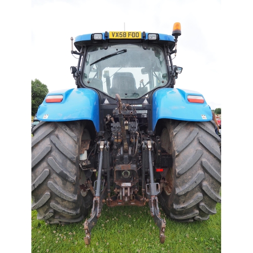 1659 - New Holland T7030 4wd tractor. Showing 5817 hours, 50k, off farm. Tumble steering, front linkage, fr... 