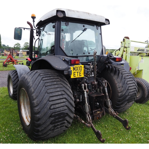 1660 - Deutz Fahr 145 tractor 4WD on floatation grass tyres creeper gearbox, retractable drawbar.  Showing ... 