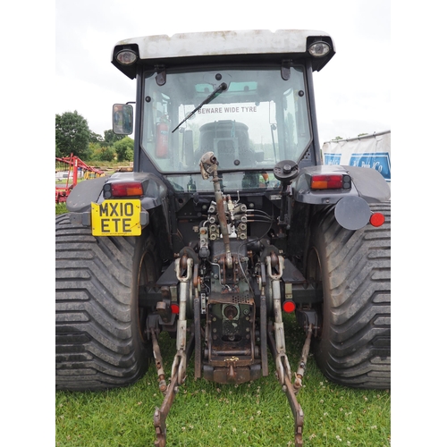 1660 - Deutz Fahr 145 tractor 4WD on floatation grass tyres creeper gearbox, retractable drawbar.  Showing ... 