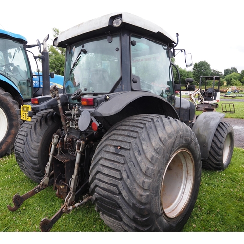 1660 - Deutz Fahr 145 tractor 4WD on floatation grass tyres creeper gearbox, retractable drawbar.  Showing ... 