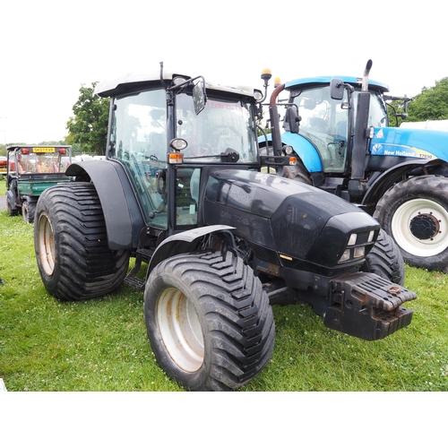 1660 - Deutz Fahr 145 tractor 4WD on floatation grass tyres creeper gearbox, retractable drawbar.  Showing ... 