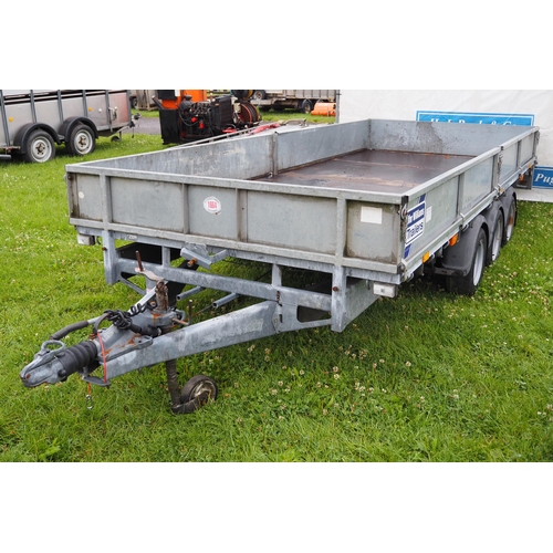 1664 - Ifor Williams LM166 G3 dropside trailer Serial no. E5105486