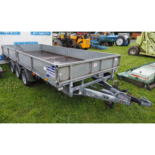 1664 - Ifor Williams LM166 G3 dropside trailer Serial no. E5105486