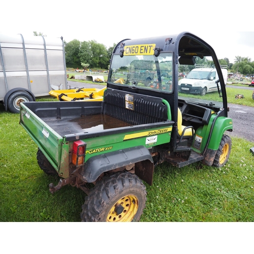 1678 - John Deere 850 gator XUV. Reg. CN60 ENT. Key in office