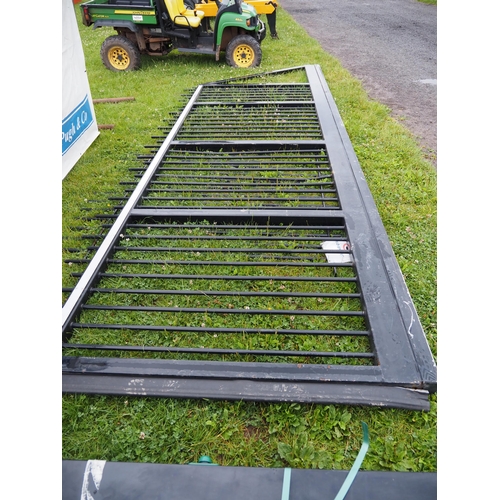 1679 - Electric sliding gate, posts, etc.