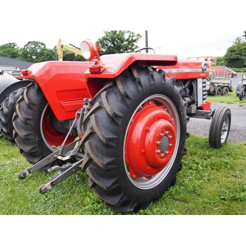 1690 - Massey Ferguson 165 multi power tractor. Refurbished. Reg. JCJ 364E