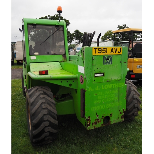 1696 - Merlo P32 12 telehandler. 1999. Showing 7058 hours. Key in office