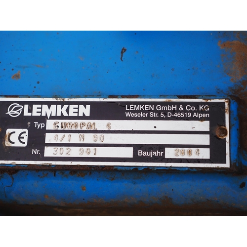 1706 - Lemken Europal 6 5 furrow reversible plough