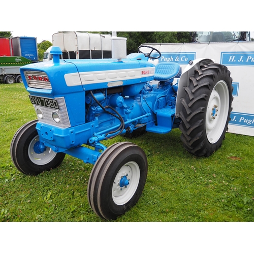 1708 - Ford 5000 tractor. Restored. With pick up hitch and power steering. Reg. GVU 706D. Key in office. V5... 