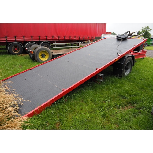 1727 - Slide back plant trailer