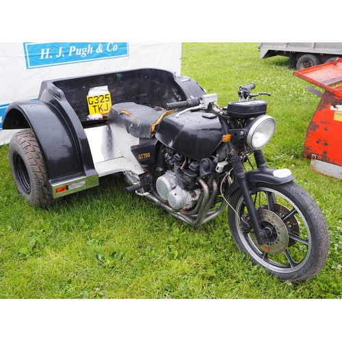 1767 - Kawasaki GT750 trike, non runner