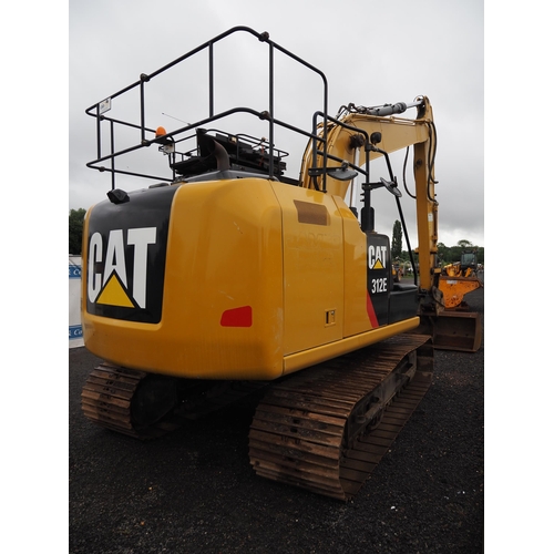 1773 - Caterpillar 312E tracked excavator. Refurbished. 2014. Key in office