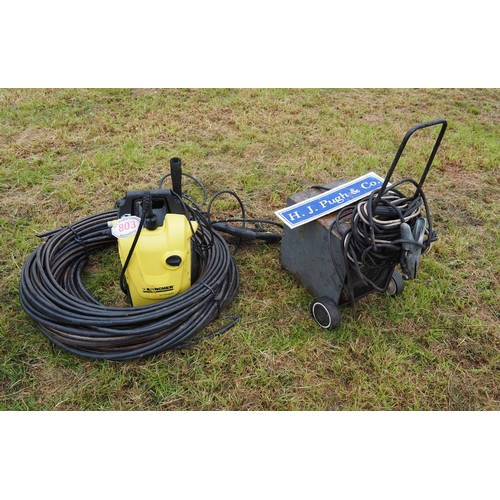 803 - Welder and pressure washer