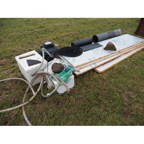 849 - Insulation and pond equipment