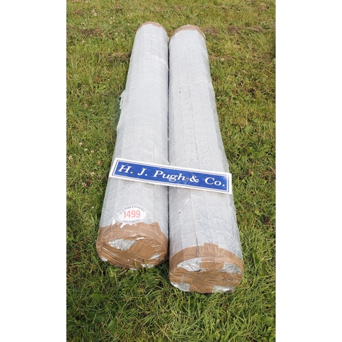 1499 - Hot dipped welded wire mesh *seconds, 1.83m x50x50mm 12g - 12.5m rolls - 2