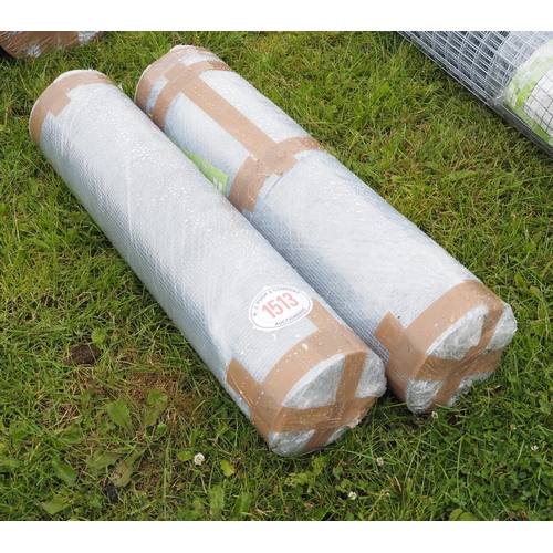 1513 - Hot dipped welded wire mesh *seconds, 0.9m x6x6mm - 30m rolls - 2