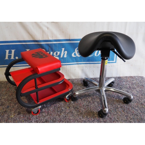 3005 - Workshop stools on wheels - 2